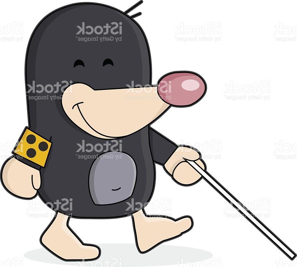 1024x921 Best Hd Blind Mole With Blindmans Stick Cartoon Vector Photos