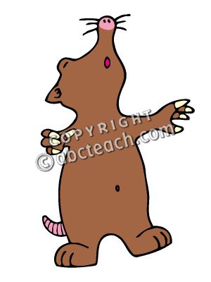 300x400 Mole Clip Art