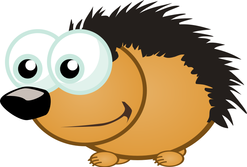 800x540 Hedgehog Clip Art