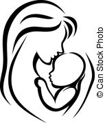 153x179 Mom And Baby Clipart