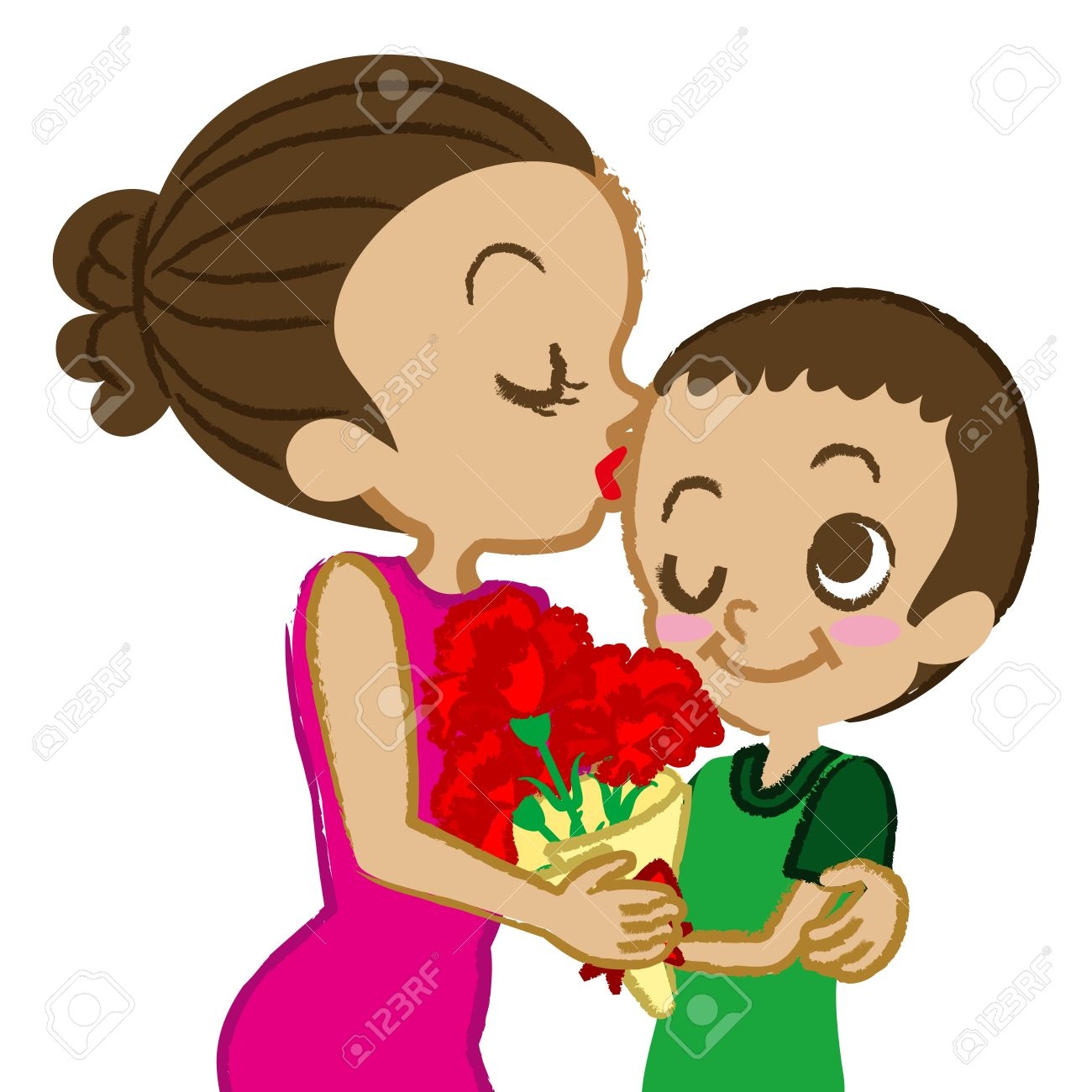 1300x1300 Mommy Clipart Kiss