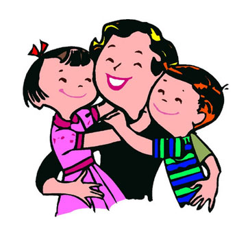 365x340 Mommy Clipart Mom Hug