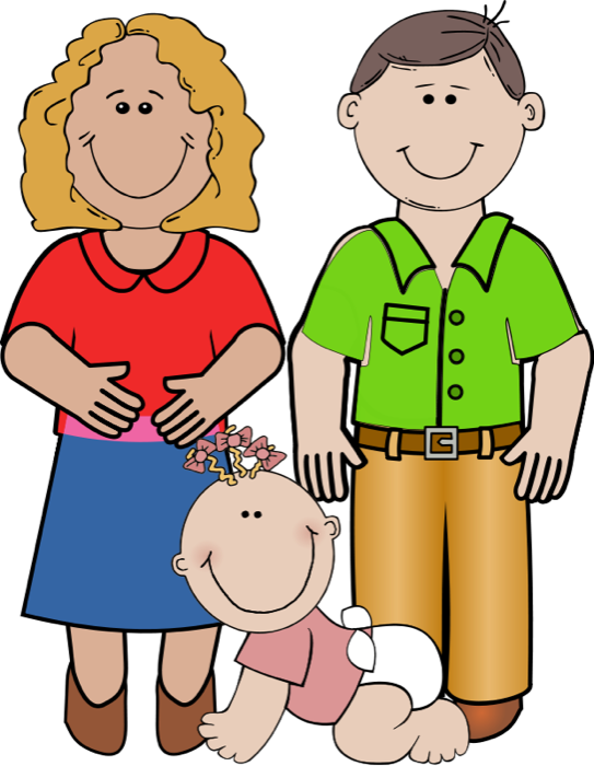 543x700 Parent And Mom Clipart