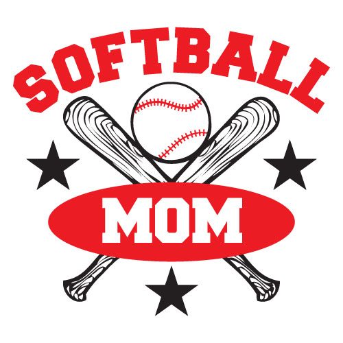 500x500 Softball Mom Clip Art 09894 Download Vector