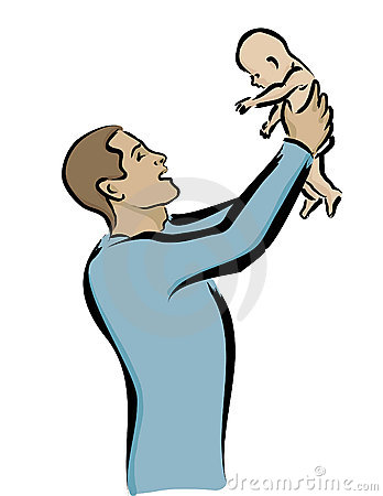 348x450 Dad And Baby Clipart