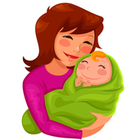 140x140 Mom Holding Baby Clipart