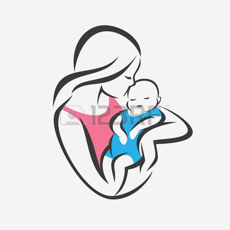 450x450 385 Mother Daughter Kiss Cliparts, Stock Vector And Royalty Free