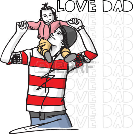 445x450 Father Son Illustration Royalty Free Cliparts, Vectors,