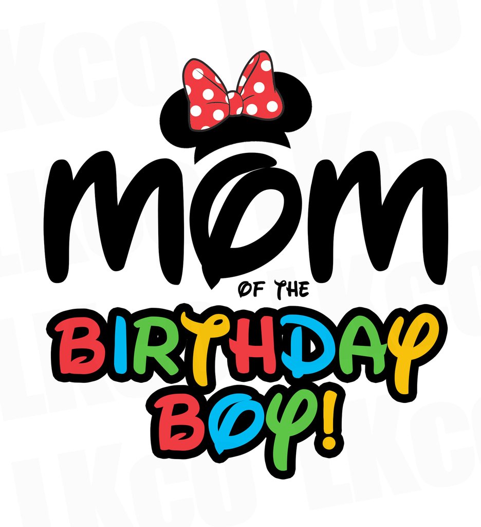 936x1024 Mickey Mouse Iron On Transfer Mom Or Dad Of The Birthday Boy