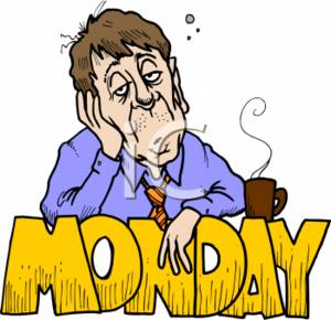300x290 Clipart Of A Sad Businessman On Monday