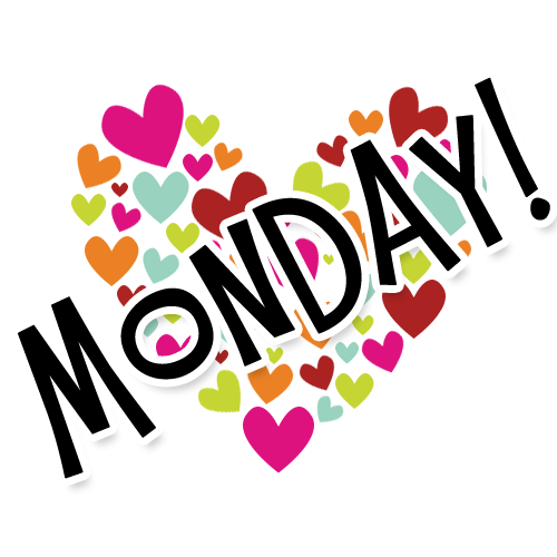 500x500 Love Happy Monday Clipart