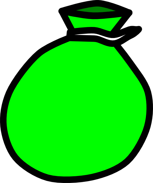 498x597 Money Bag Clip Art