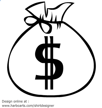 335x355 Money Bag Clipart