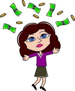 250x300 Cartoon Money Clipart