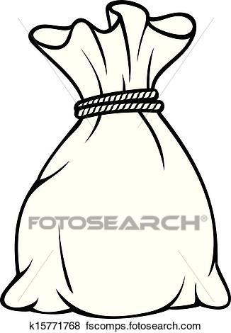 326x470 Clip Art Of Money Bag K15771768