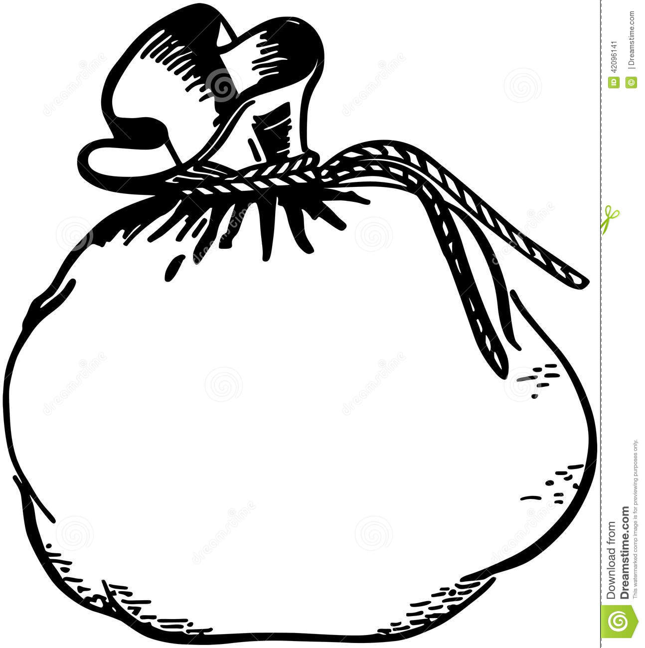 Money Bag Clipart Black And White ~ Cristianos Library Sack Clipground ...