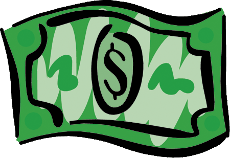 450x309 Dollar Bill Clip Art Clipart Kid 2