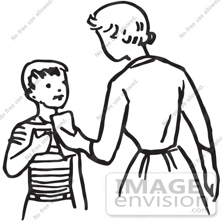 450x450 Mother Clip Art Black And White Clipart Panda