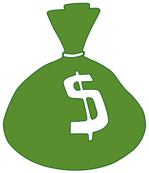 291x337 Money Bag Green 2