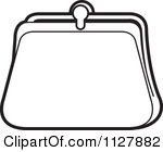 150x140 Purse Clipart Black And White