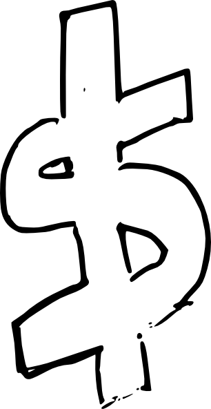 306x592 Drawn Money Money Sign