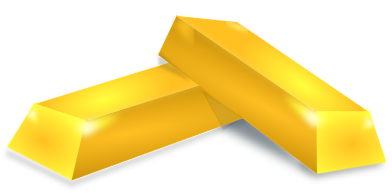 800x400 Gold Clipart Transparent