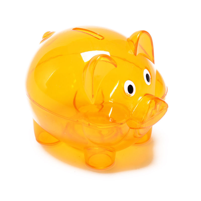 800x800 Piggy Bank Money Box Saving Coins Cash Fun Gift Plastic Pig Safe