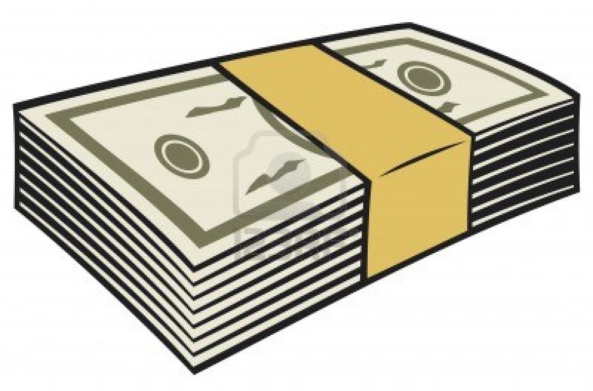 1200x792 Stack Of Money Clipart Transparent
