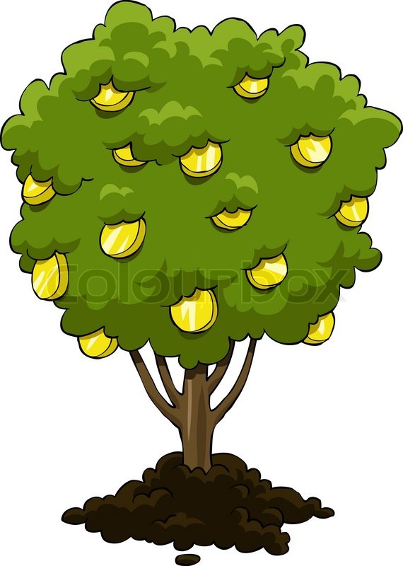 570x800 Money Tree Stock Vector Colourbox