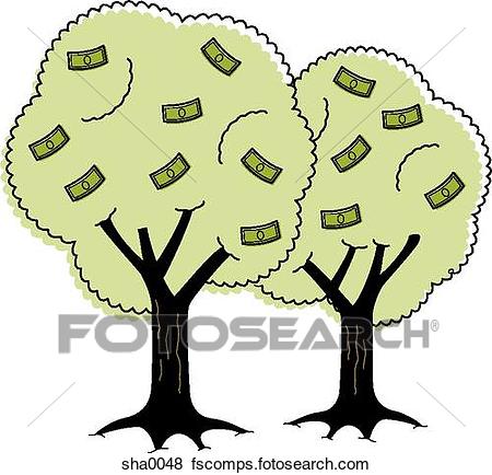 450x434 Stock Illustration Of Money Trees Sha0048