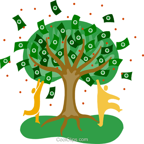 479x480 Money Tree Symbol, Finance Royalty Free Vector Clip Art