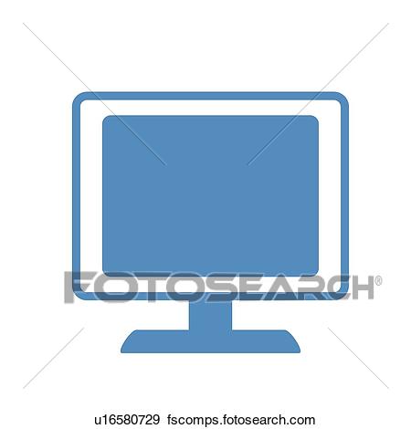 450x470 Clip Art Of Icons, Symbol Icon, Monitors, Monitor, Icon U16580729