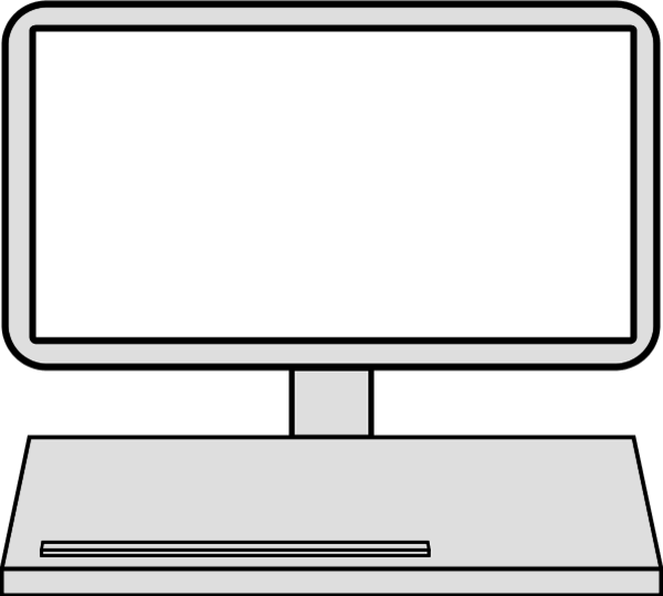 600x539 Computer Monitor Clipart