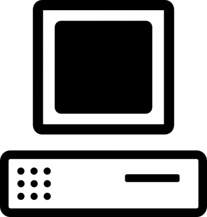 405x425 Image Of Desktop Computer Clipart