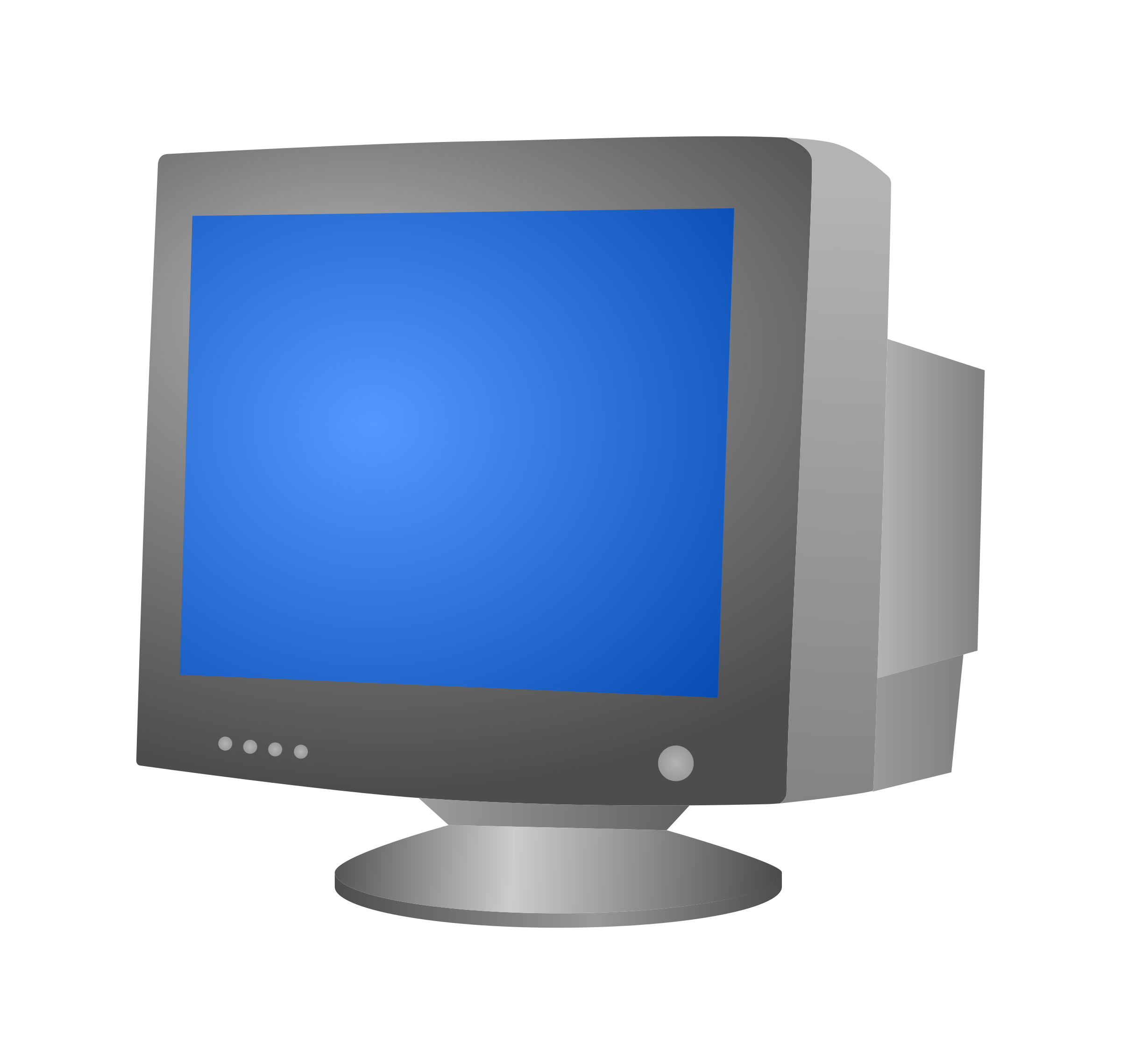 2400x2278 Screen Clipart Crt Monitor