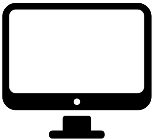 500x452 Small Monitor Clipart