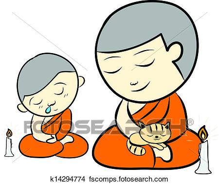 450x378 Drawings Of Little Monk K14294774