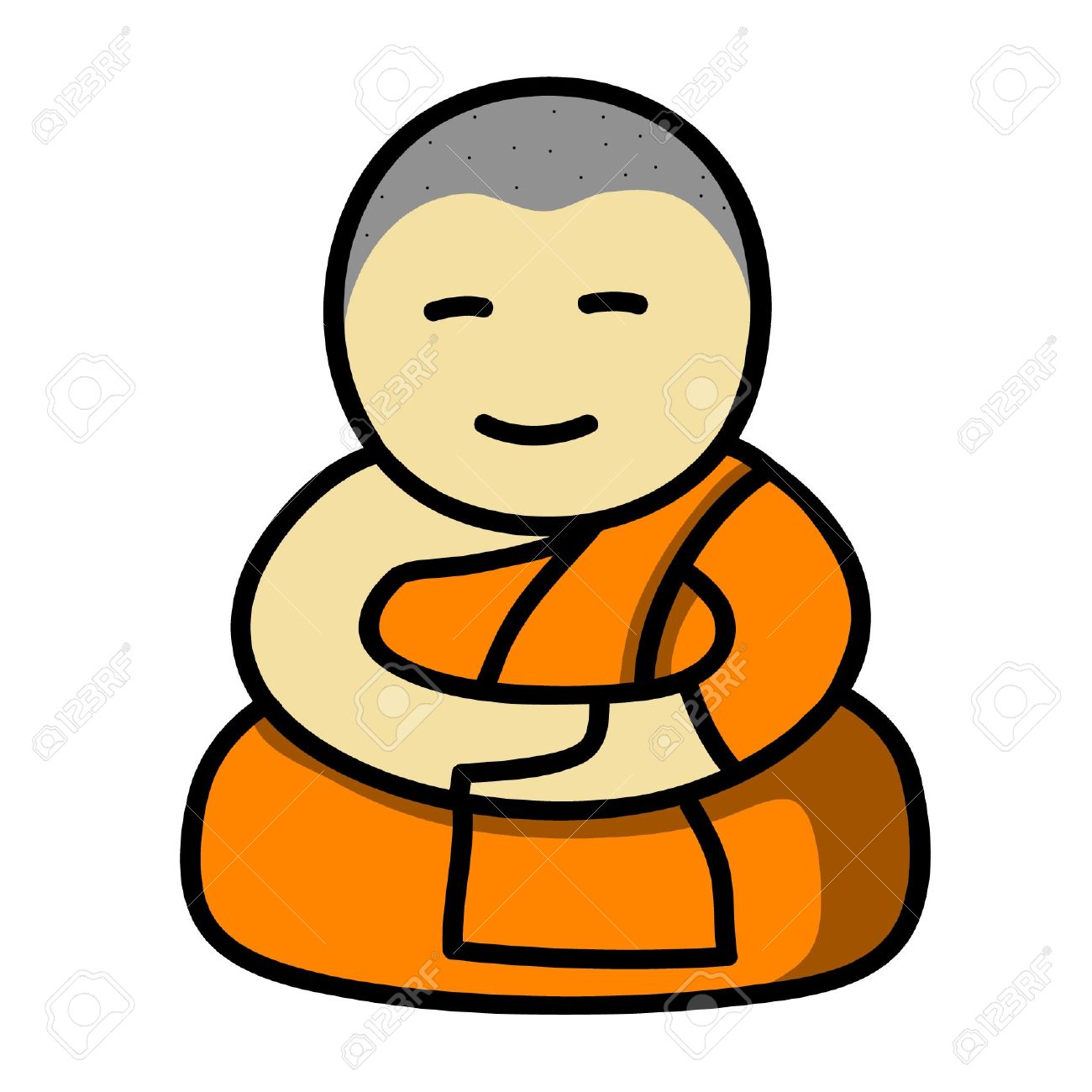 1300x1300 Monk Clipart Buddhism