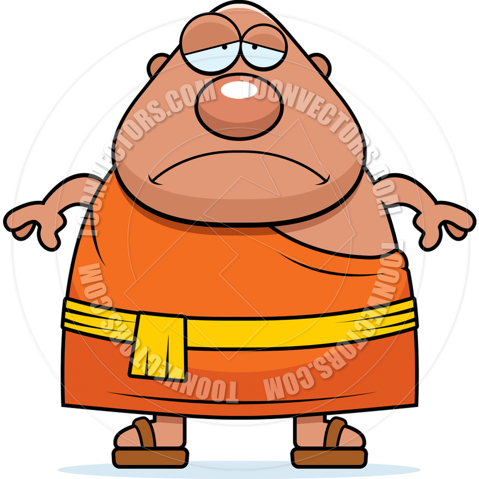 940x940 Monk Clipart Sad