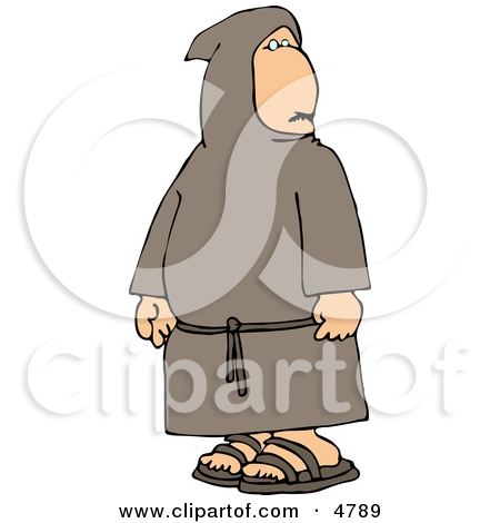 450x470 Art Christian Monk Clipart
