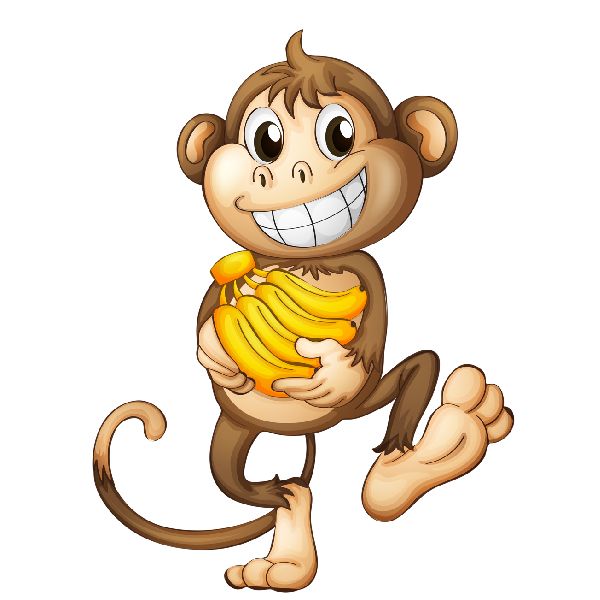 600x600 Banana Clipart Gorilla