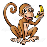 160x160 Abeka Clip Art Brown A Banana