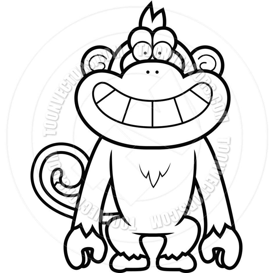 940x940 Monkey Clip Art Black And White Clipart Panda Free Clipart Images