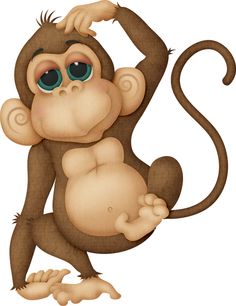 236x306 Cute Cartoon Monkeys Monkeys Cartoon Clip Art Cartoon Images