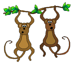 307x270 Hanging Monkey Clipart Free Clipart Images 2