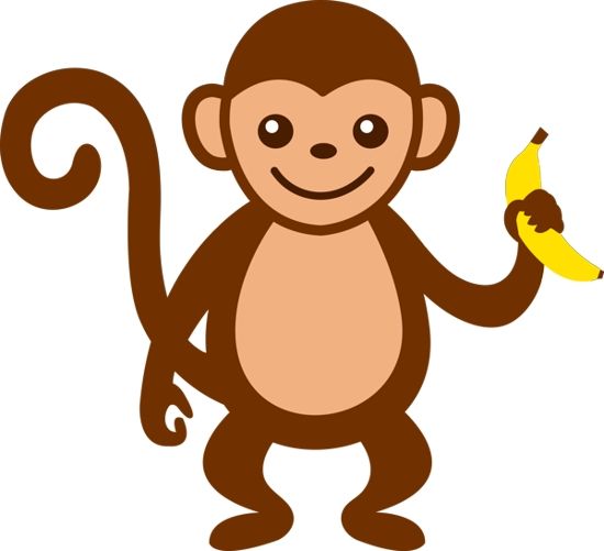 550x501 Monkey Clip Art