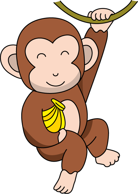 448x630 Monkey Clip Art Free