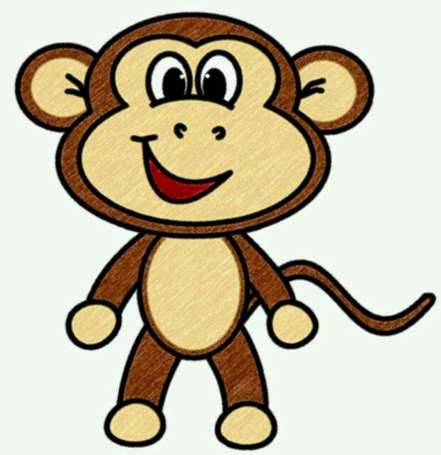 620x640 Monkey Face Clipart 11