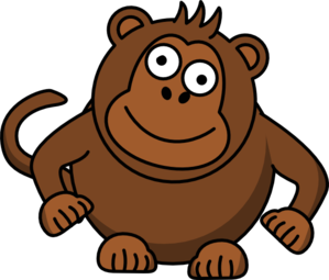 299x255 Monkey Clip Art