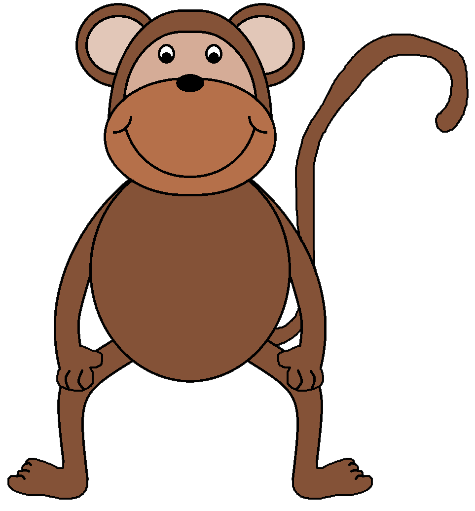 963x1036 Monkey Clip Art Images 2